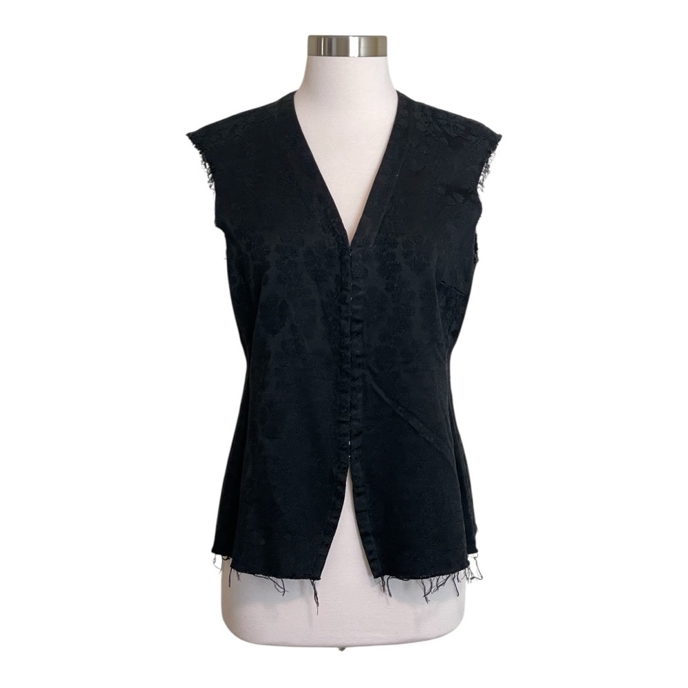 Dries Van Noten black vintage vest SZ40